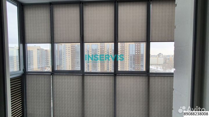 Рулонные шторы на балкон