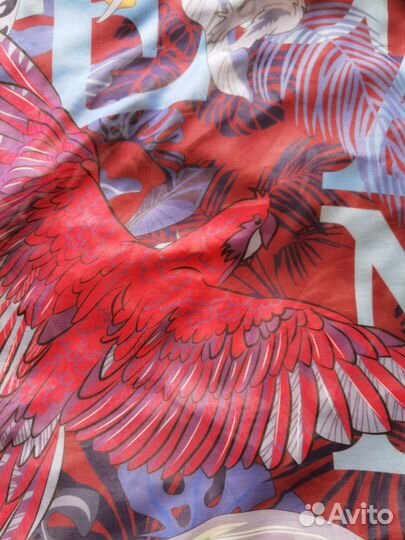 Платок принт джунгли Eleganzza шелк хлопок