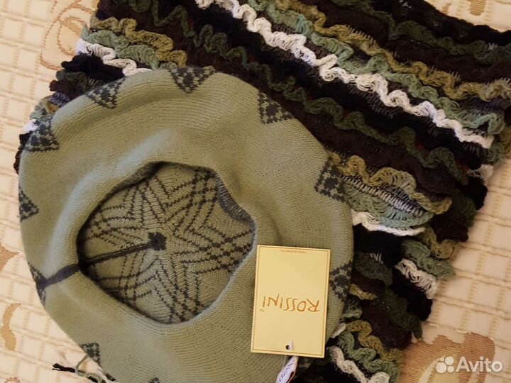 Комплект берет и шарф