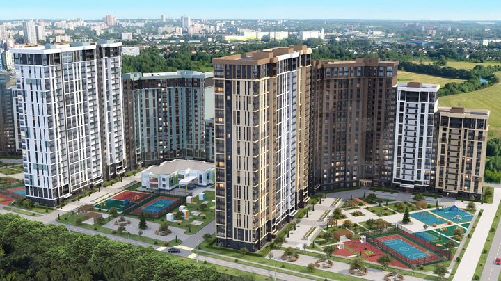 2-к. квартира, 68,4 м², 17/25 эт.