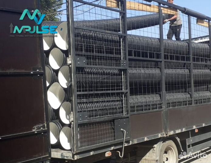 Труба гофрированная пнд 630 SN 8 PR-3