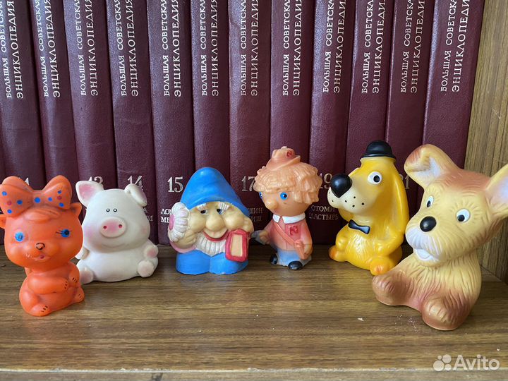 Резиновые игрушки СССР разные