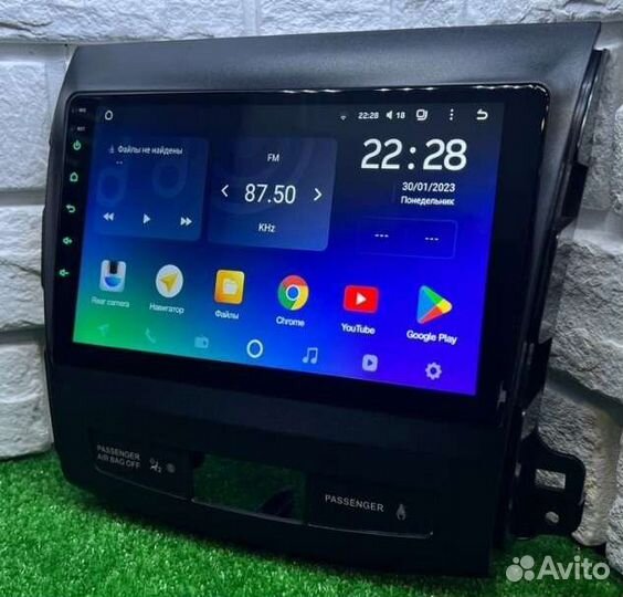 Магнитола mitsubishi outlander xl