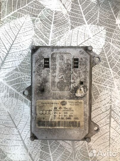 Блок розжига фары ксенон audi a6 c6 a8 d3