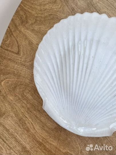 Винтажная тарелка ракушка франция