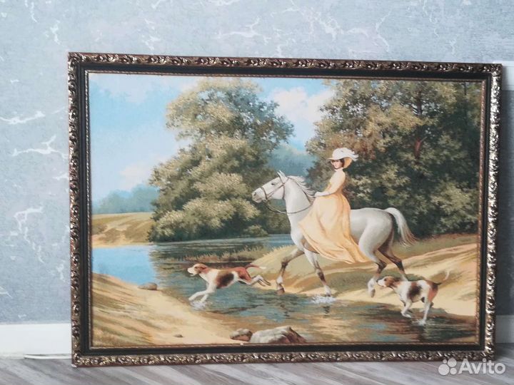 Картина маслом на холсте в раме