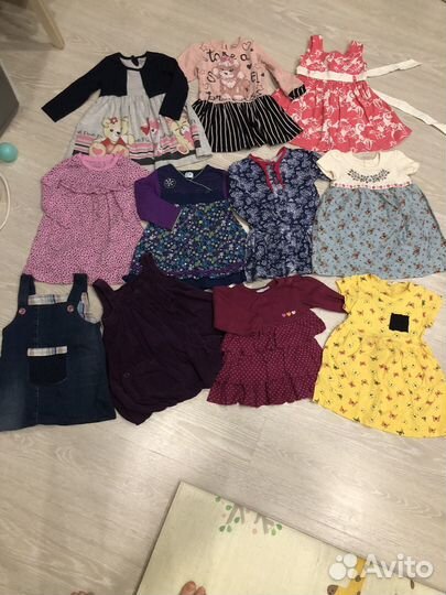 Пакет вещей на девочку 74 80 размер