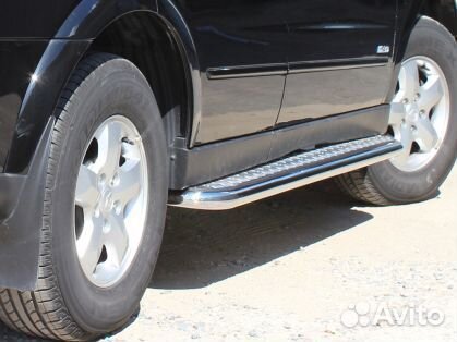 Пороги с листом d-53 Toyota Rav-4, 2006-2009 г.в