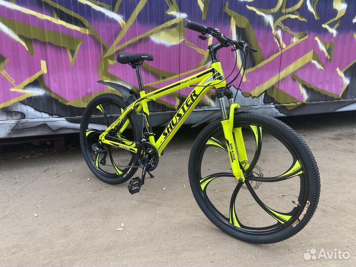 Велосипед на литых диасках складной двухподвес