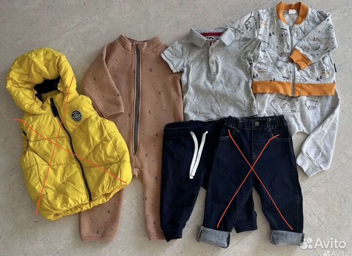 Детские вещи пакетом 74 80