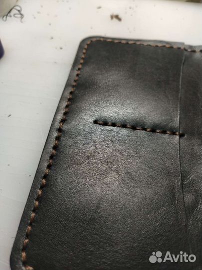Обложка на паспорт натуральная кожа