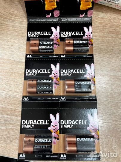 Батарейки duracell с гравировкой