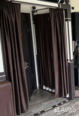 Шторы бархатные бу