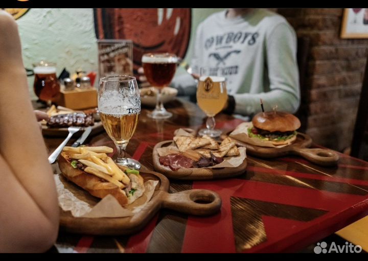 Доска для подачи бургеров