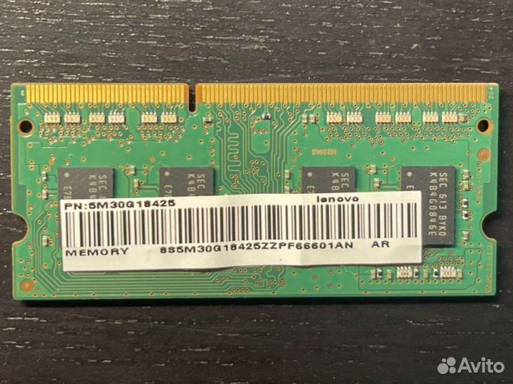 Оперативная память ddr3 4 gb samsung