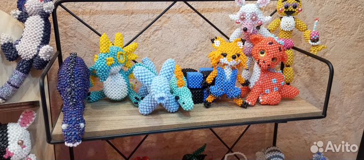 Игрушки из бисера