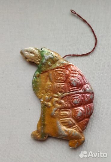 Елочные игрушки картонаж Черепаха Тортилла