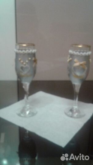 Фужеры ручной работы