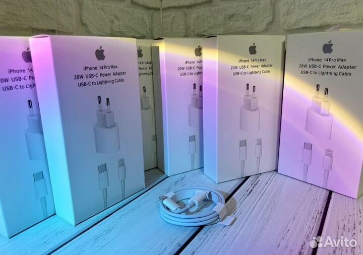 Быстрая зарядка для iPhone 20w (25w) + Кабель