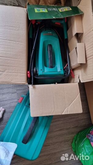 Газонокосилка электрическая bosch