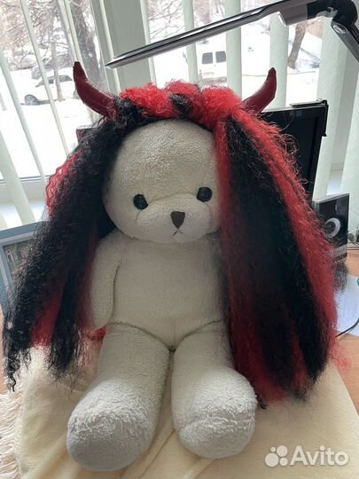 Парик чертенок