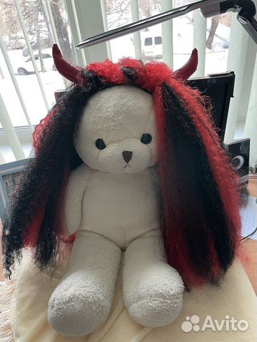 Парик чертенок