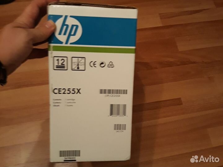 Картридж оригинальный hp ce255x новый запечатан