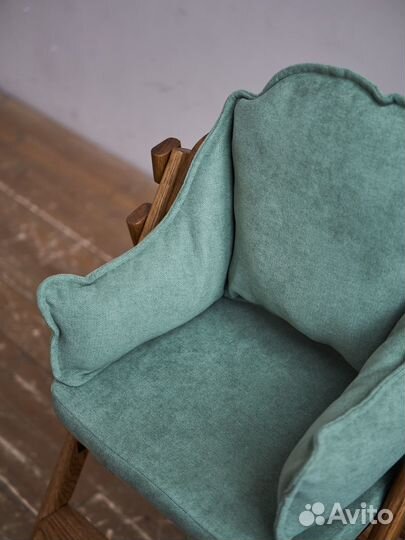 Комплект зеленых подушек к стульчику для кормления