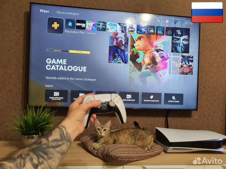 Подписка PS Plus Essential/Extra/Deluxe PS4 PS5