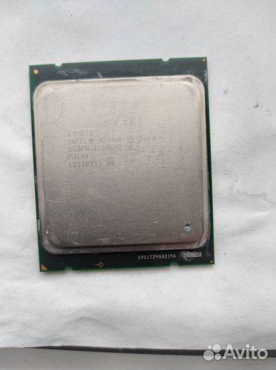Процессор Xeon E5-1660 + 4 планки оперативы DDR 3