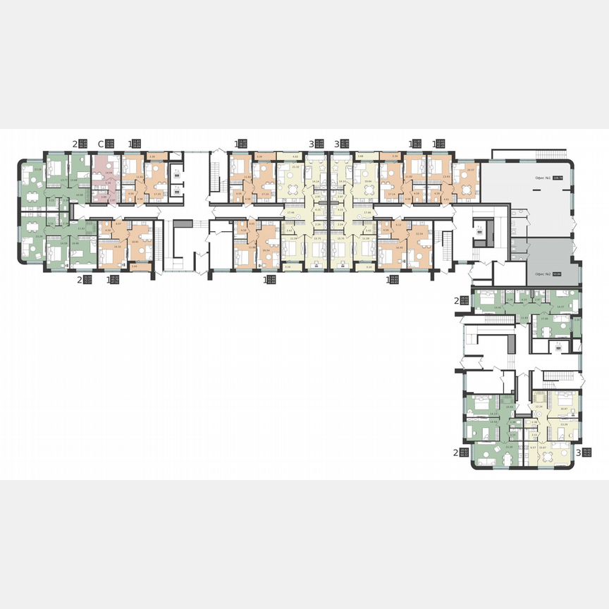 1-к. квартира, 39,9 м², 1/6 эт.