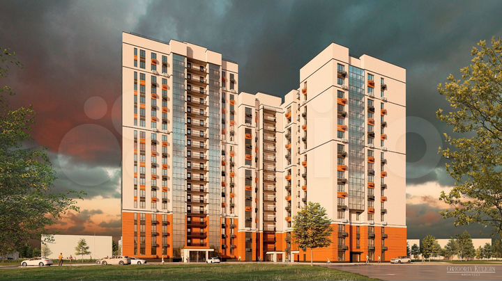 1-к. квартира, 40,6 м², 11/15 эт.