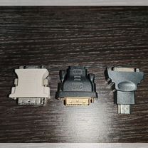 Переходники (DVI-I - VGA и DVI-I - hdmi)