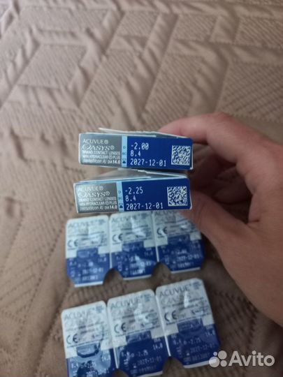 Линзы контактные -2,25