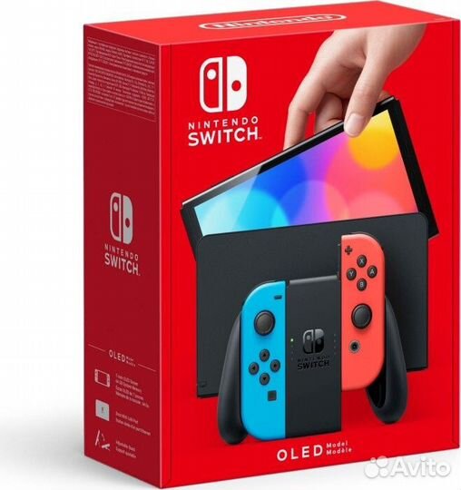 Игровая консоль Nintendo Switch Oled Red Blue 512