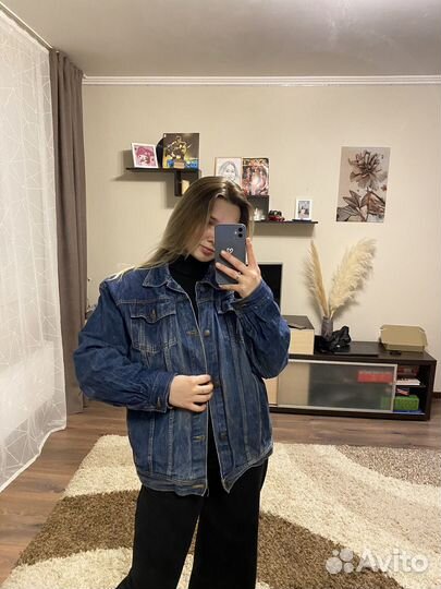 Джинсовая винтажная куртка