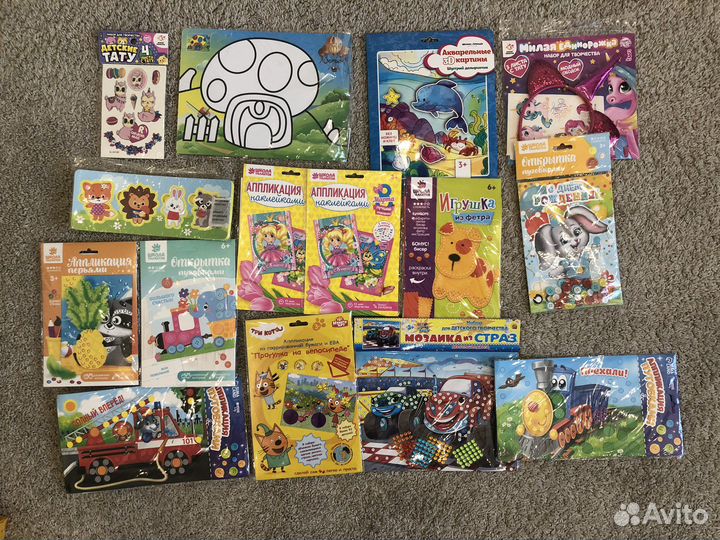 Игры, аппликации, пазлы, книги
