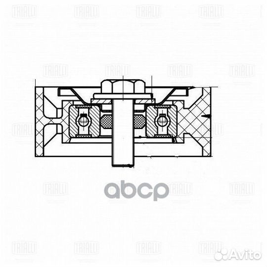 Ролик привод. ремня для а/м Opel Insignia (08