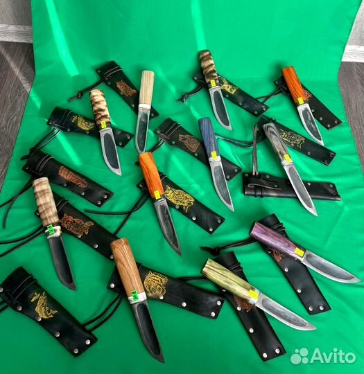 Ножи якутские кованные ясень нерж