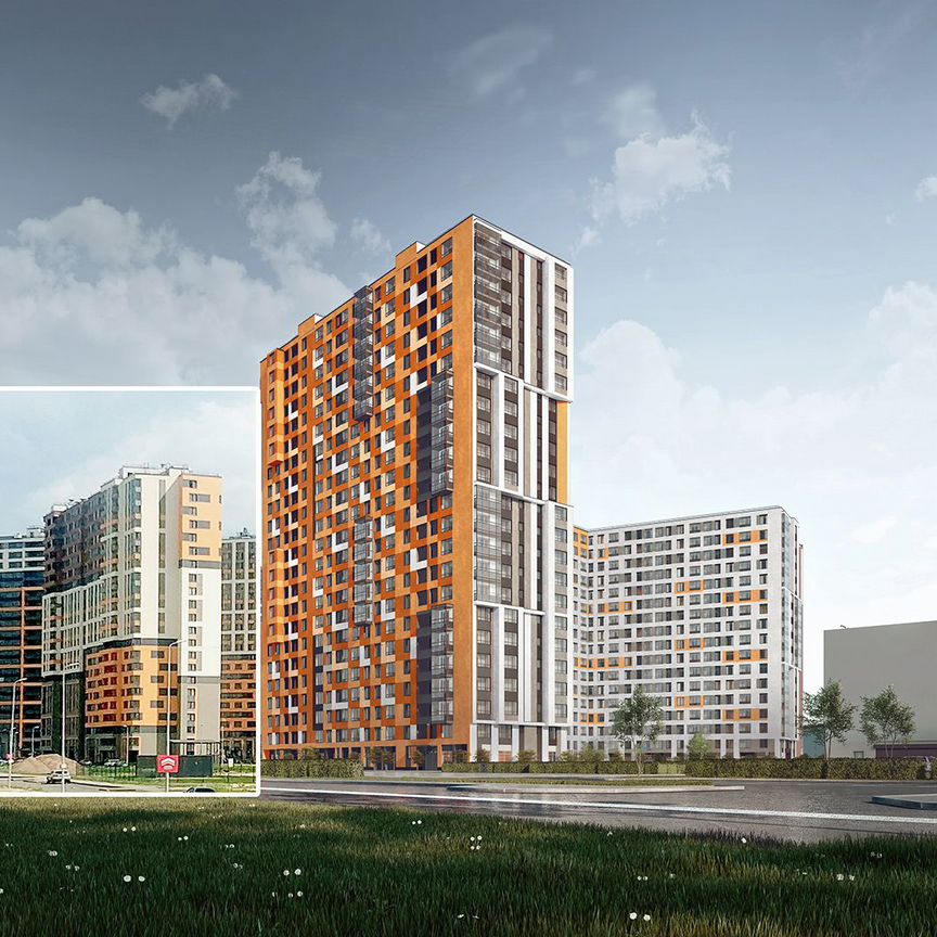 1-к. квартира, 43,4 м², 20/23 эт.