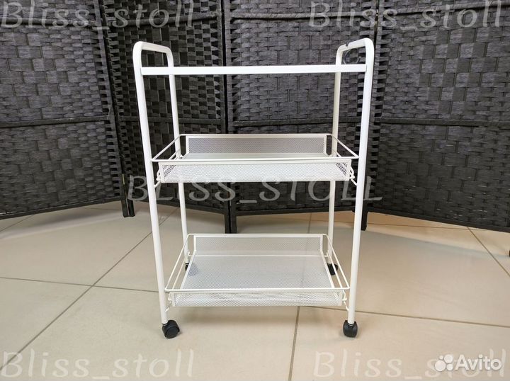 Тележка этажерка сетчатая