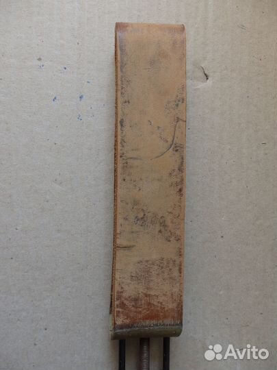 Ремень кожаный б/у для правки опасных бритв. СССР