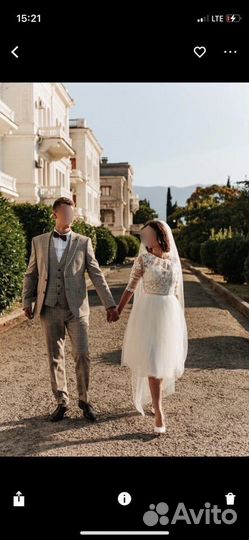 Свадебное платье 42 44