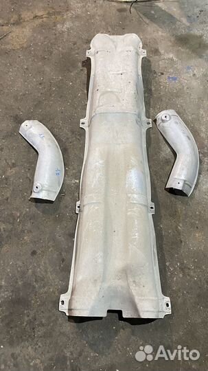 Теплоэкран глушителя jaguar s type