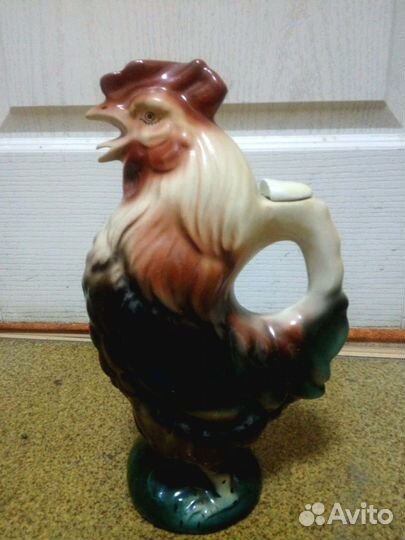 Графин штоф Петух керамика СССР