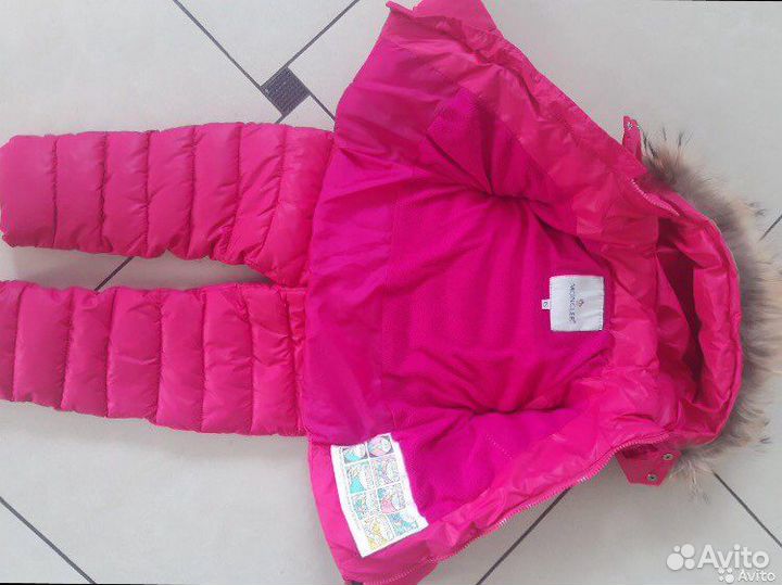 Зимний костюм для девочки 92 Moncler