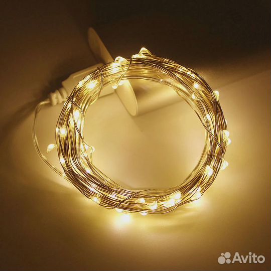 LED cветодиодная USB гирлянда (новая) 5m 10m