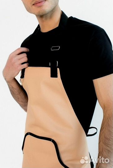 Чёрный китель поварской женский