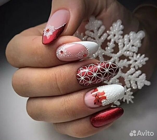 Маникюр гель лак педикюр наращивание на дому