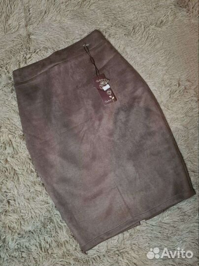 Юбка 42 44 46 размер хаки бежевая кофе